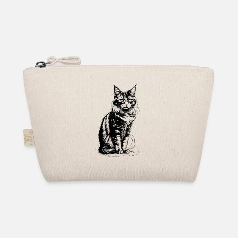 Chat fier noir et blanc Trousse biologique