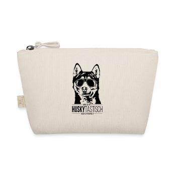HUSKYTASTISCH Siberian Husky Hundespruch Hunde - Bio-Täschchen - Natur - Vorne