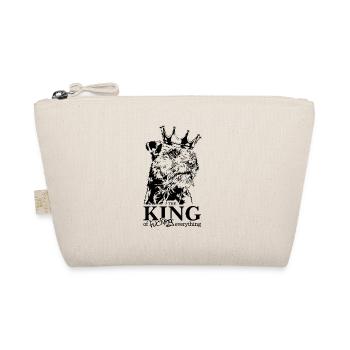 BORDER TERRIER King Dog Saying Dogs Wilsigns - Organic Pouch - nature - Front