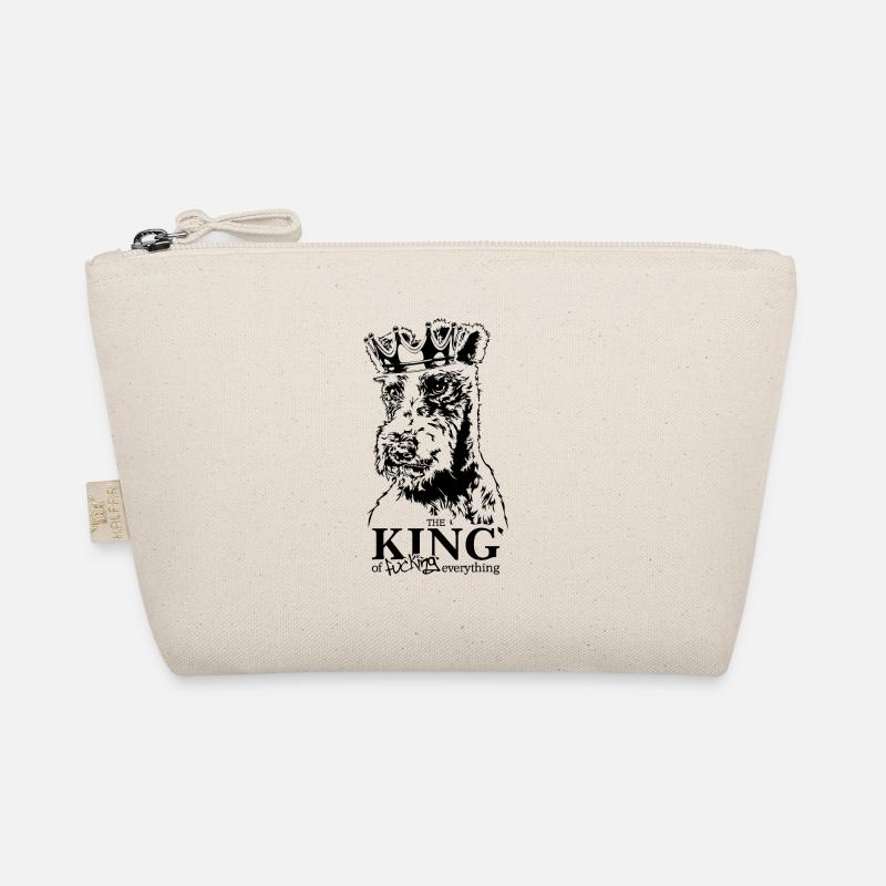 Foxterrier King of everything Hundespruch Hunde Bio-Täschchen