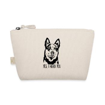 Australian Cattle Dog I herd you Dogs Wilsigns - Organic Pouch - nature - Front