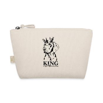 Weimaraner King Dog Saying Dogs Wilsigns - Organic Pouch - nature - Front