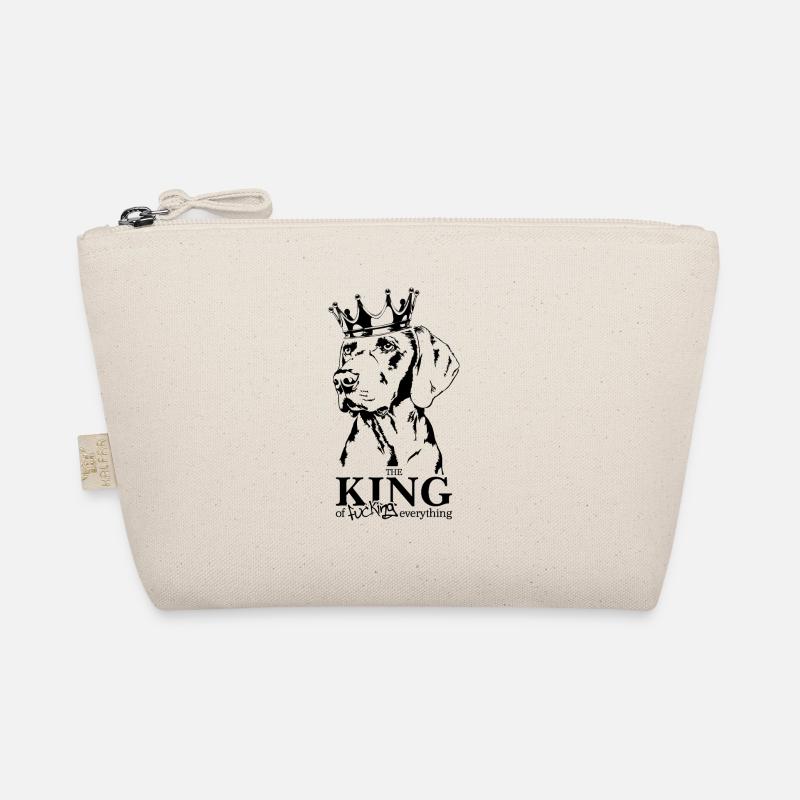 Weimaraner King Hundespruch Hunde Wilsigns Bio-Täschchen