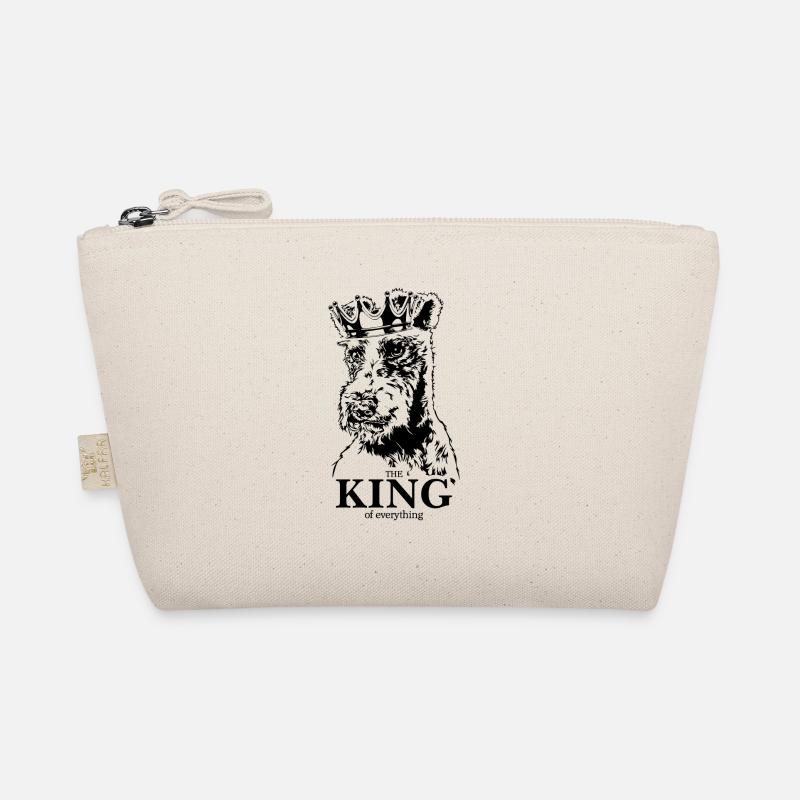 Foxterrier King of everything Hundespruch Hunde Bio-Täschchen