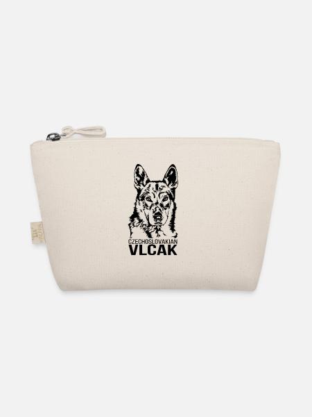 Czechoslovakian Vlcak Portrait Hunde Wilsigns - Bio-Täschchen - Natur - Vorne