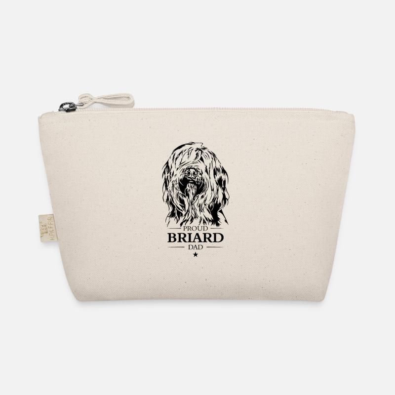 Briard Dad Hunde Hund Berger de Brie Wilsigns Bio-Täschchen