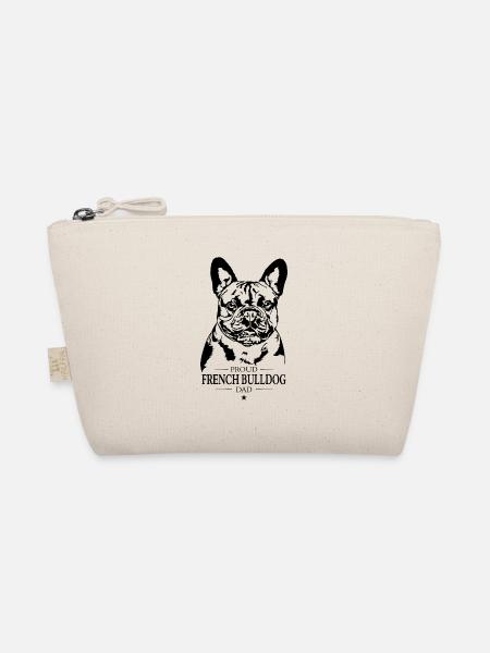 French Bulldog Dad Dog Dog Frenchie Wilsigns - Organic Pouch - nature - Front