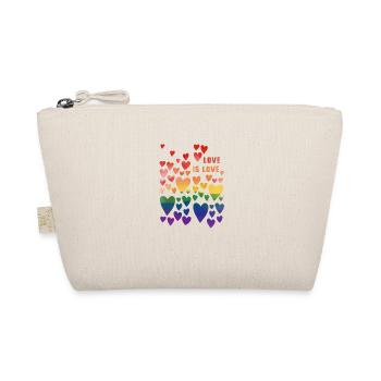 l’amour est l’amour, LGBT, Arc-en-ciel, Cœur, Graffiti, Amour, - Trousse biologique - nature - Devant