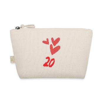 20. 20 YEARS. 20TH ANNIVERSARY. BIRTHDAY 20 YEARS. - Organic Pouch - nature - Front