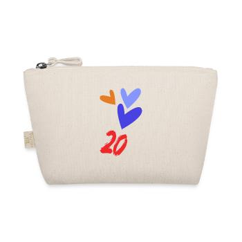 20. 20 YEARS. 20TH ANNIVERSARY. BIRTHDAY 20 YEARS. - Organic Pouch - nature - Front