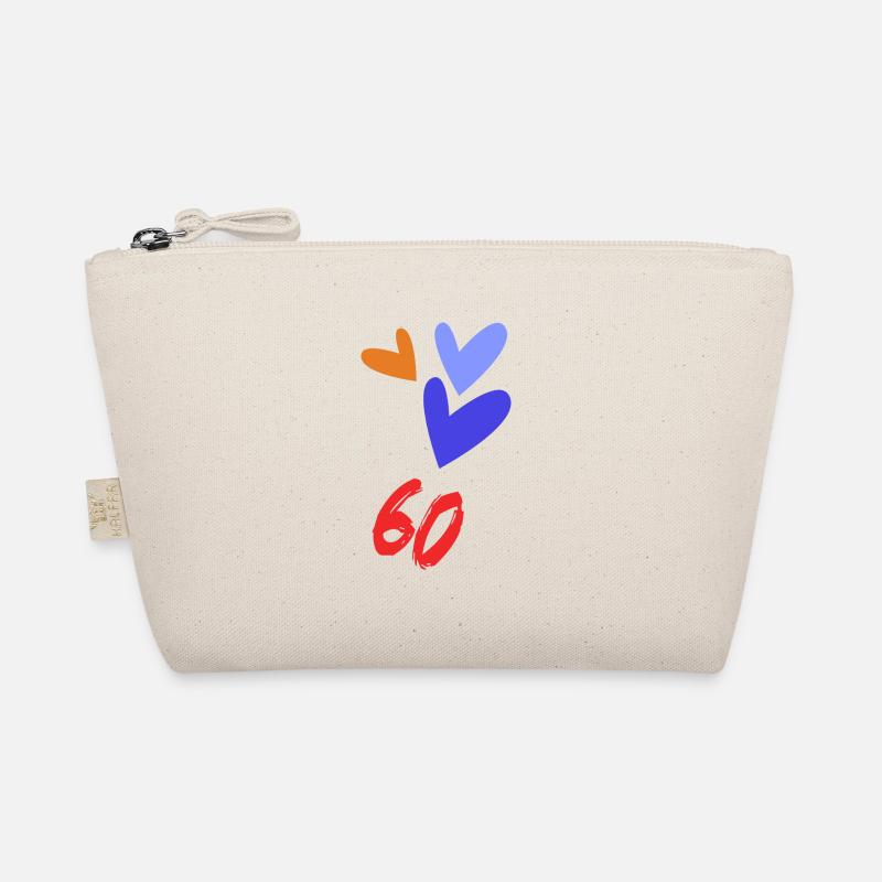 60. 60 YEARS. 60TH ANNIVERSARY. BIRTHDAY 60 YEARS. Organic Pouch
