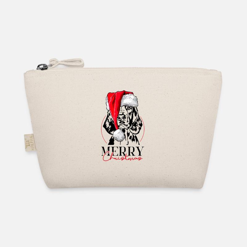 Père Noël gallois Springer Spaniel Joyeux Noël Trousse biologique