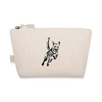 Malinois jump dog sport Wilsigns dogs - Organic Pouch - nature - Front