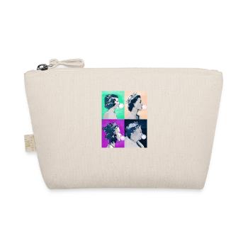Reine II -Elizabeth Angleterre Reine,Chewing Gum,pop-art - Trousse biologique - nature - Devant