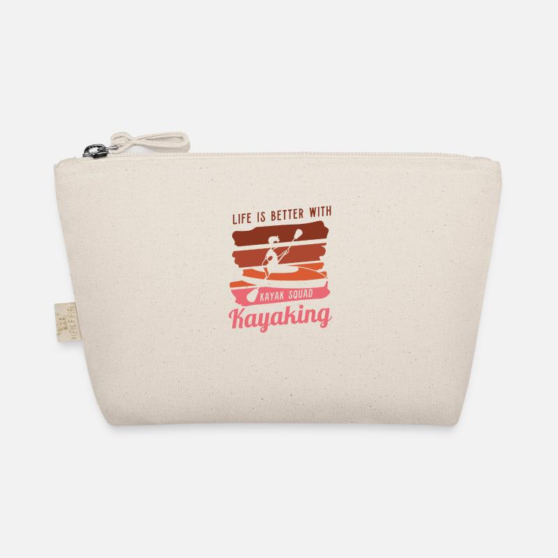 Life With Kayaking Canoe Whitewater Kayak Organic Pouch