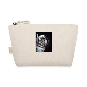 Katze als Astronaut - Bio-Täschchen - Natur - Vorne