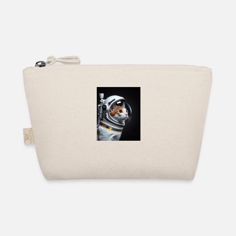 Cat as astronaut Organic Pouch