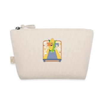 Ironic Cornhole Player Sack Tossing Hobby - Organic Pouch - nature - Front