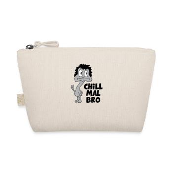 Sprüche Lustige Comic Chill mal Bro - Bio-Täschchen - Natur - Vorne