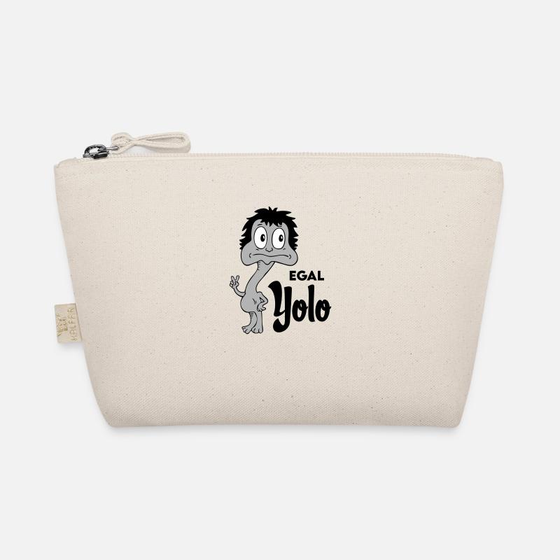 Sprüche Lustige Comic Egal Yolo Bio-Täschchen