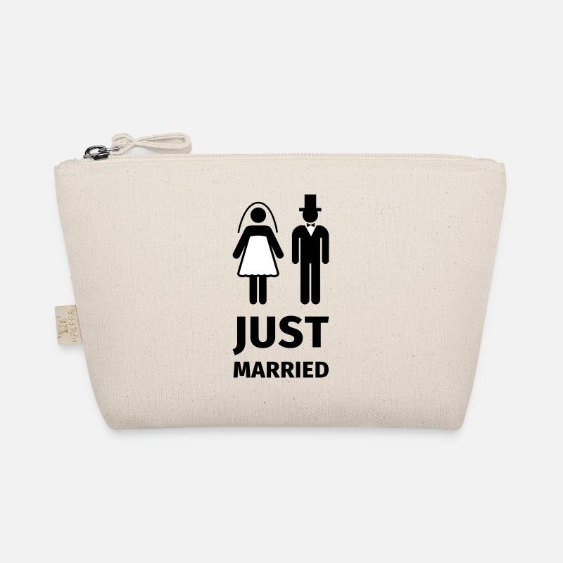 just married - Organic Pouch - nature