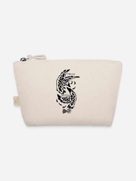 Hugin & Munin - Bio-Täschchen - Natur - Vorne
