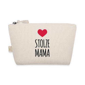 Stolze Mama (dh) - Bio-Täschchen - Natur - Vorne