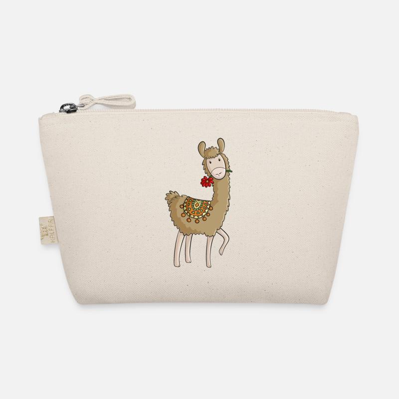Lama comic Alpaka Bio-Täschchen