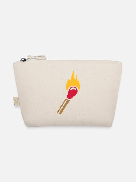 Match flame - Organic Pouch - nature - Front