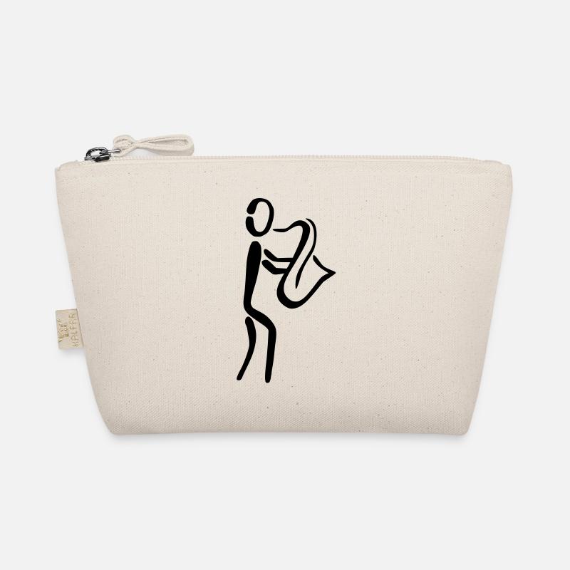 Saxophonist Saxophon Bio-Täschchen