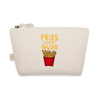 Fries over Guys! Single Ladies Pommes Fritten Food - Bio-Täschchen - Natur - Vorne