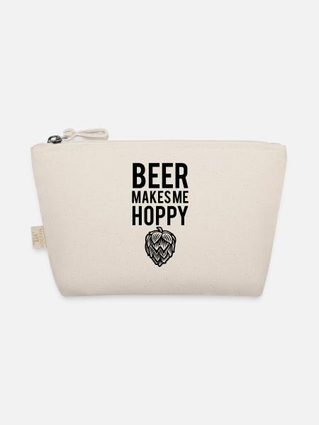 La bière me rend Hoppy - Trousse biologique - nature - Devant