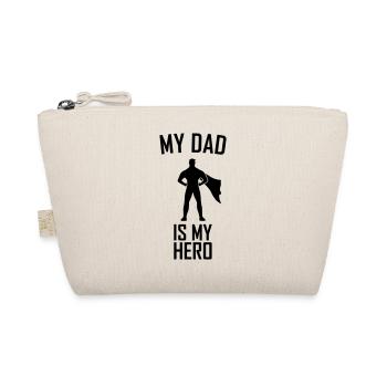 My Dad is my hero superheld - Bio-Täschchen - Natur - Vorne