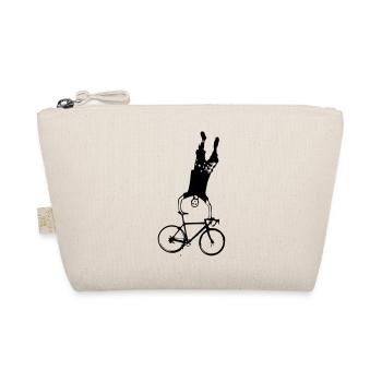 Rennrad, Fahrrad, Fixie, Radsport, Handstand, Bike - Bio-Täschchen - Natur - Vorne