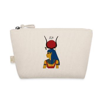 Isis I ancient Egyptian goddess - Organic Pouch - nature - Front