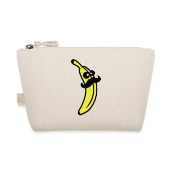 Sir Mustache Banana - Trousse biologique - nature - Devant
