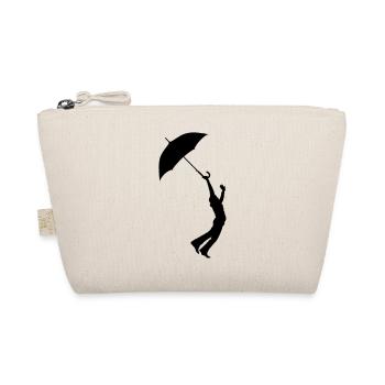 jumping_with_umbrella - Organic Pouch - nature - Front