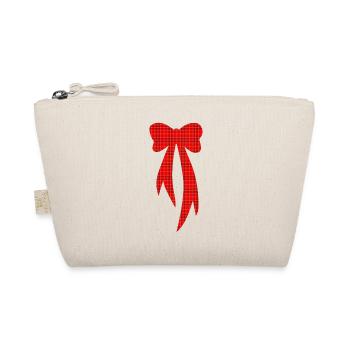 ribbon tartan - Organic Pouch - nature - Front