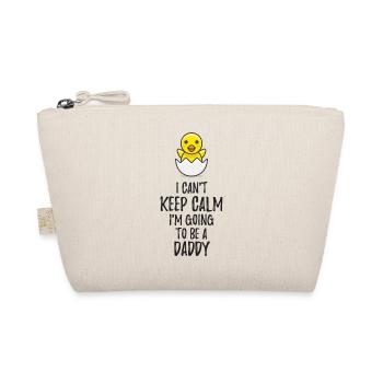 I Can't Keep Calm I'm Going to be a Daddy - Organic Pouch - nature - Front