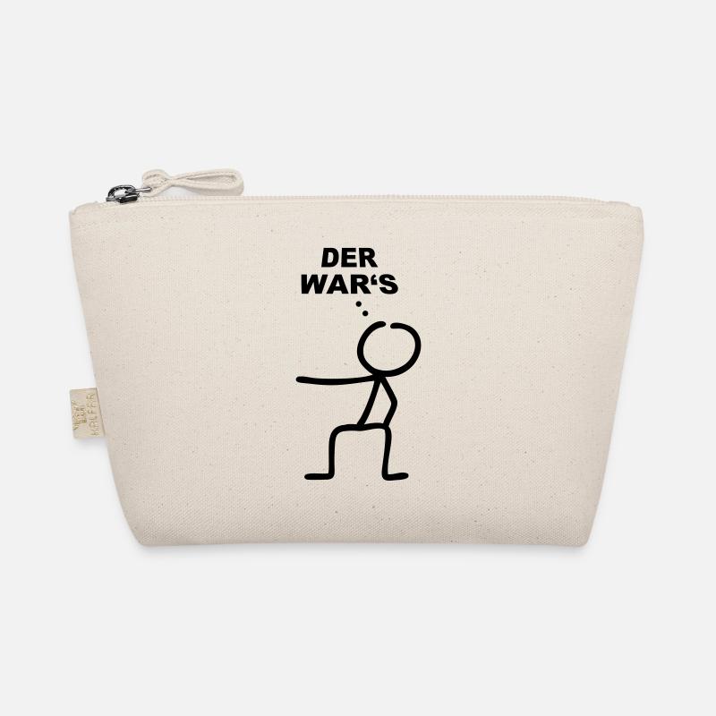 Strichmännchen Der wars Bio-Täschchen