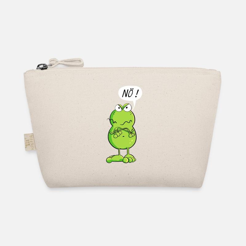 Frosch sagt einfach mal Nö - Bio-Täschchen - Natur