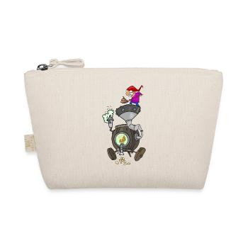 Shit gold money poop dwarf important machine - Organic Pouch - nature - Front
