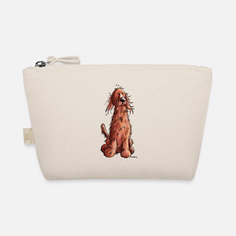 Süßer Irish Setter Bio-Täschchen