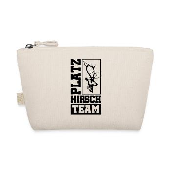 platz hirsch team - Bio-Täschchen - Natur - Vorne