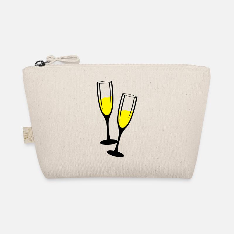 sekt glaeser anstossen Bio-Täschchen