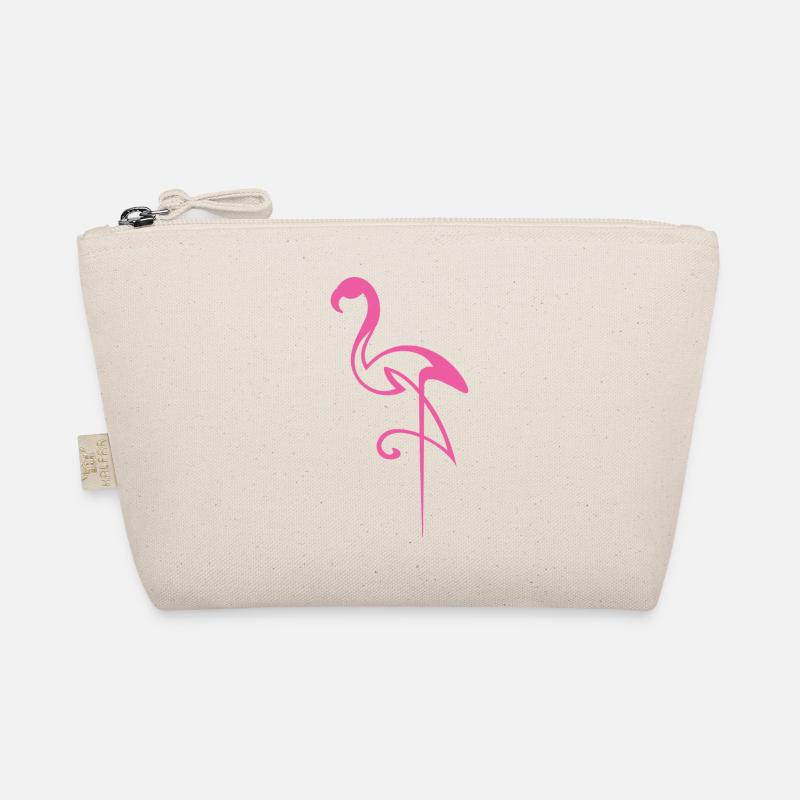 Flamingo - Bio-Täschchen - Natur