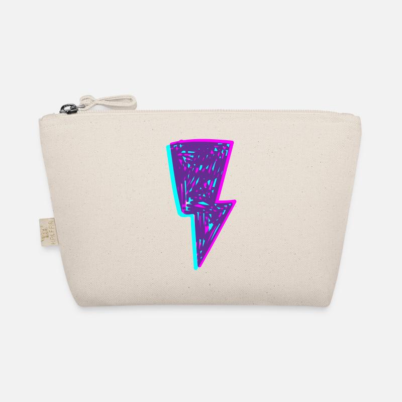 Psychedelic Neon Beam - Organic Pouch - nature