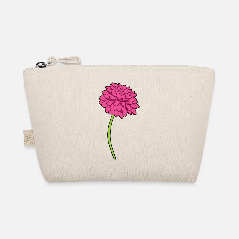 Dahlien - Bio-Täschchen - Natur