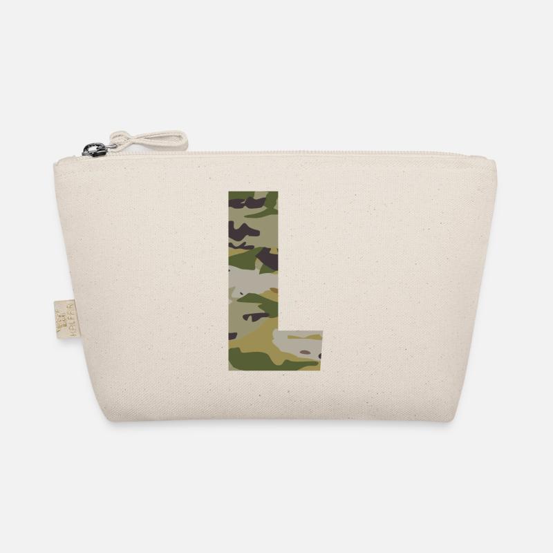 Tarnbuchstabe L Bio-Täschchen