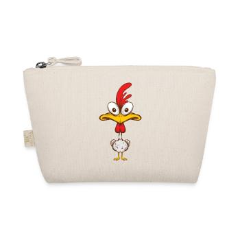 Expressive cartoon with big eyes - Organic Pouch - nature - Front